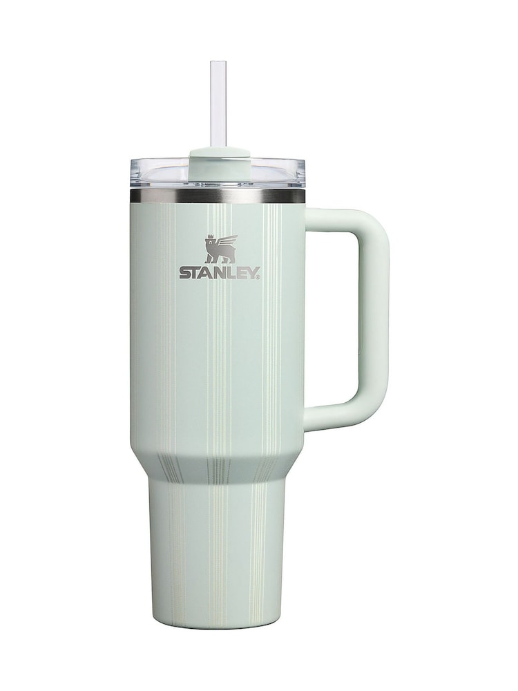 Stanley Mist Picnic Stripe Quencher H2.0 Flow State Tumbler 1.18L Water Bottle - Image 1 of 3