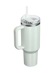 Stanley Mist Picnic Stripe Quencher H2.0 Flow State Tumbler 1.18L Water Bottle - Image 2 of 3