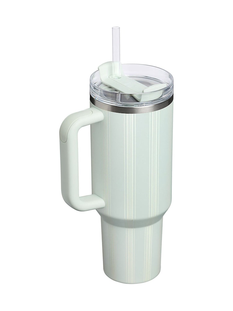 Stanley Mist Picnic Stripe Quencher H2.0 Flow State Tumbler 1.18L Water Bottle - Image 2 of 3