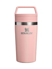 Stanley Peach Rose Picnic Stripe. The Café-To-Go Travel Mug 0.35L / 12oz - Image 2 of 5
