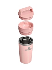 Stanley Peach Rose Picnic Stripe. The Café-To-Go Travel Mug 0.35L / 12oz - Image 3 of 5