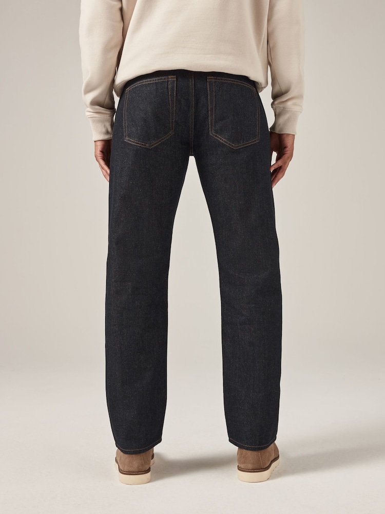 Bleu foncé - Jean authentique 100% coton - Image 4 of 11