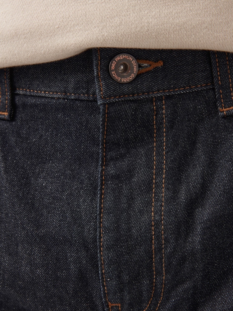 Bleu foncé - Jean authentique 100% coton - Image 6 of 11