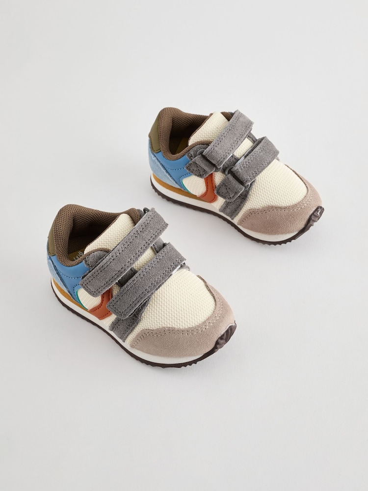 Mehrfarbig - Turnschuh mit zwei Riemen - Bild 1 von 7 Mehrfarbig - Turnschuh mit zwei Riemen - Bild 1 von 7