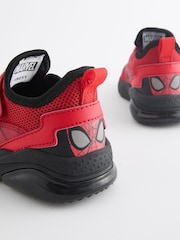Spider Man Red Spiderman Black Touch Fastening Trainers - Image 3 of 5