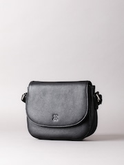 Lakeland Leather Black Alston Leather Saddle Bag - Image 1 of 7