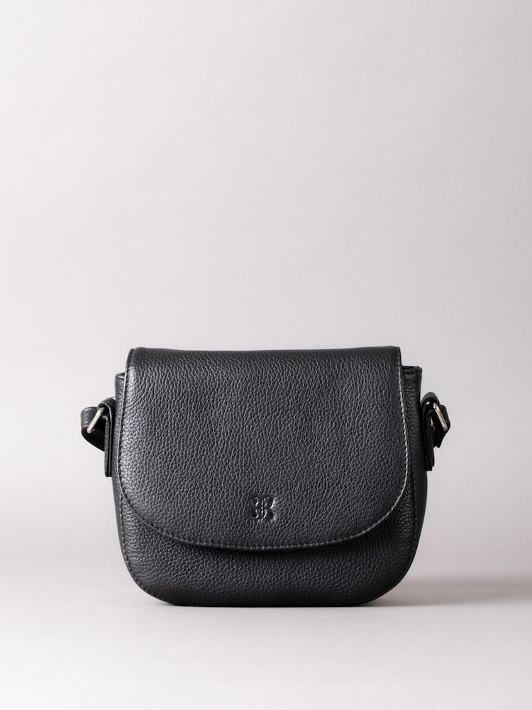 Lakeland Leather Black Alston Leather Saddle Bag - Image 2 of 7