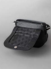 Lakeland Leather Black Alston Leather Saddle Bag - Image 4 of 7