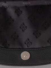 Lakeland Leather Black Alston Leather Saddle Bag - Image 6 of 7