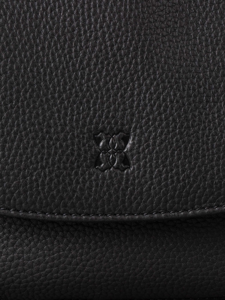 Lakeland Leather Black Alston Leather Saddle Bag - Image 7 of 7