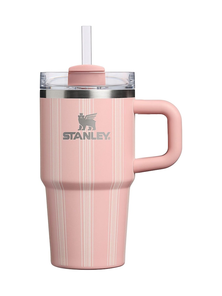 Stanley Peach Rose Picnic Stripe The Quencher H2.O FlowState™ Tumbler 0.59L / 20oz - Image 1 of 3