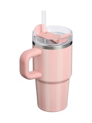 Stanley Peach Rose Picnic Stripe The Quencher H2.O FlowState™ Tumbler 0.59L / 20oz - Image 2 of 3