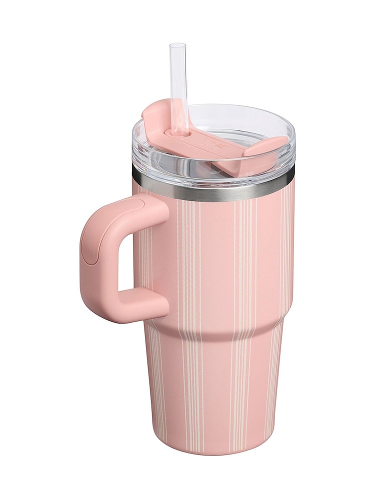 Stanley Peach Rose Picnic Stripe The Quencher H2.O FlowState™ Tumbler 0.59L / 20oz - Image 2 of 3