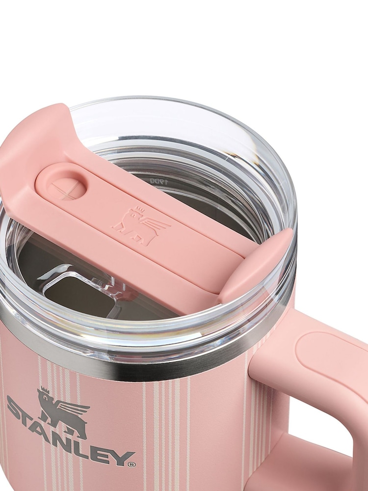 Stanley Peach Rose Picnic Stripe The Quencher H2.O FlowState™ Tumbler 0.59L / 20oz - Image 3 of 3