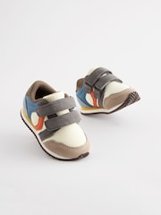 Multi Wide Fit (G) Double Strap Trainers - Image 1 of 7