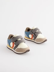 Multi Wide Fit (G) Double Strap Trainers - Image 2 of 7