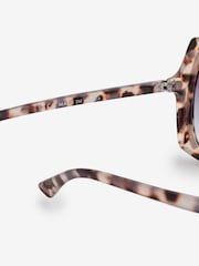 Tortoiseshell Brown Large Frame Sparkle Sunglasses - Image 6 of 6