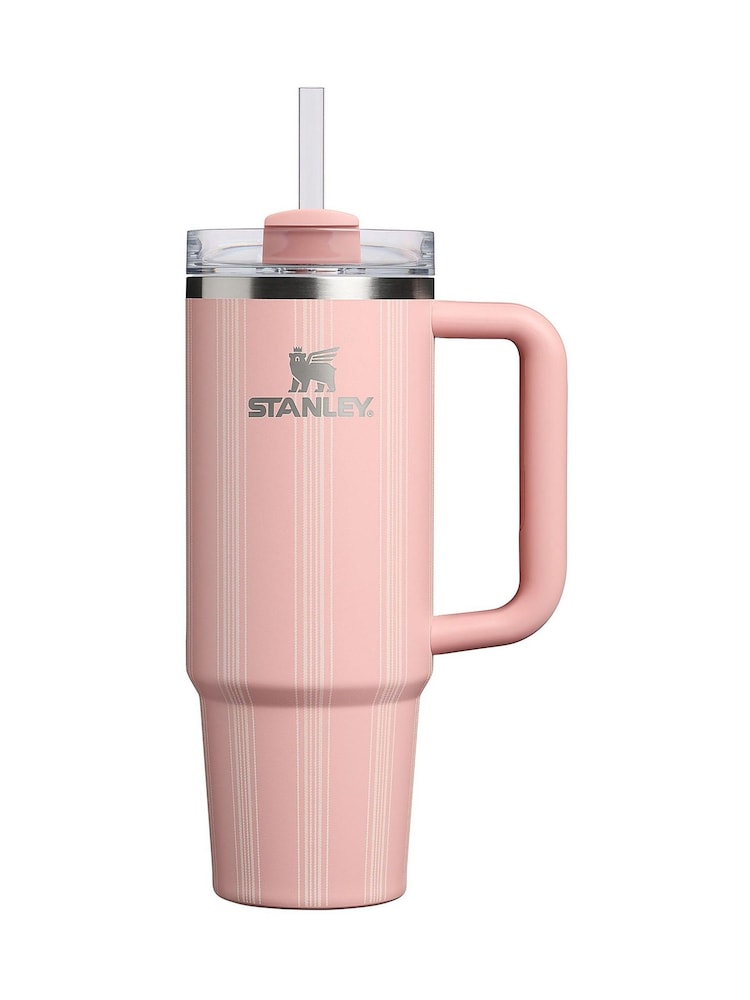 Stanley Peach Rose Picnic Stripe The Quencher H2.O FlowState™ Tumbler 0.89L / 30oz - Image 2 of 4
