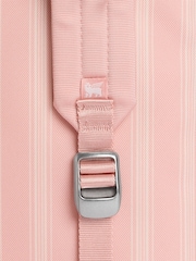 Stanley Peach Rose Picnic Stripe The Madeleine Mini Backpack Soft Cooler 132L 14QT - Image 5 of 6