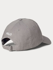 Gris - Gorra de sarga chino con logotipo 100 % algodón de Polo Ralph Lauren - Imagen 2 de 3