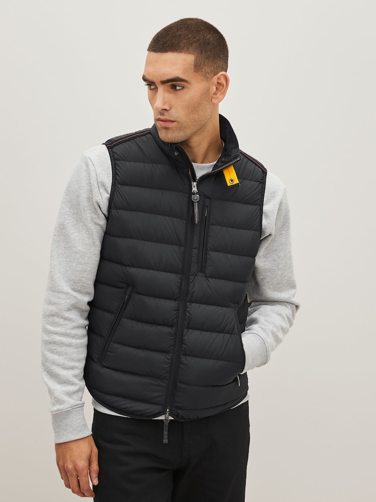 Parajumpers Perfekte leichte gesteppte Daunenweste in Schwarz. - Bild 1 von 10