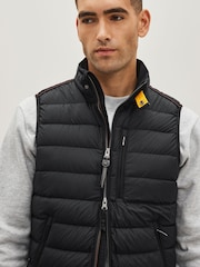 Parajumpers Perfekte leichte gesteppte Daunenweste in Schwarz. - Bild 3 von 10