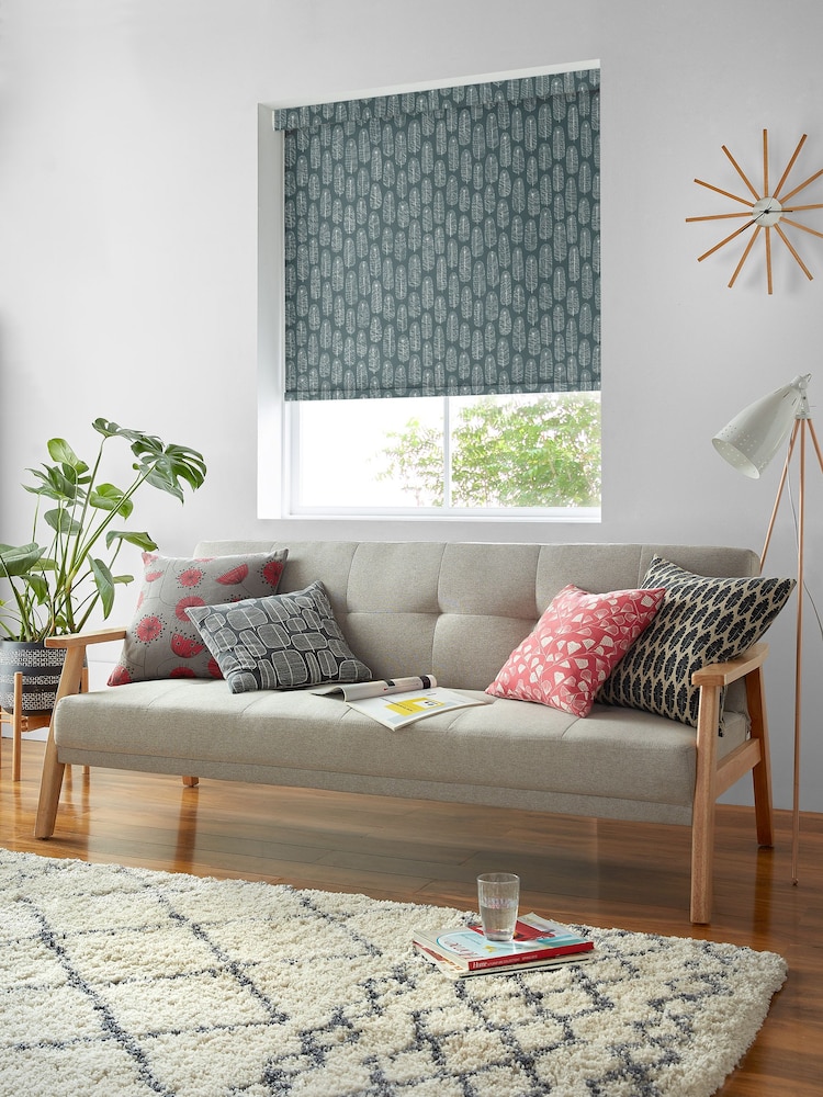 MissPrint Steel Bloom Made to Measure Roller Blinds - Image 2 of 6