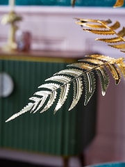 Clarke and Clarke Gold Congo Leaf Table Lamp - Image 3 of 4