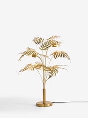 Clarke and Clarke Gold Congo Leaf Table Lamp - Image 4 of 4