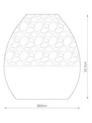 Smoke Grey Isla Ombre Easy Fit Lamp Shade - Image 5 of 5