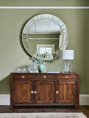 Laura Ashley Dark Chestnut Balmoral 3 Door 3 Drawer Sideboard - Image 1 of 7