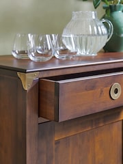 Laura Ashley Dark Chestnut Balmoral 3 Door 3 Drawer Sideboard - Image 4 of 7