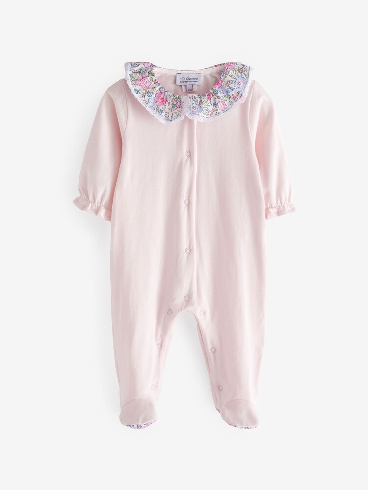 Trotters London Pink Little Felicite Willow Collar All-In-One - Image 1 of 3