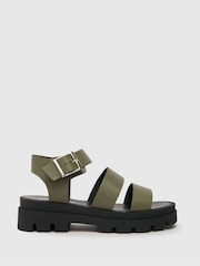 Schuh Green Tate Chunky Sandals - Image 1 of 4