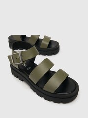 Schuh Green Tate Chunky Sandals - Image 3 of 4
