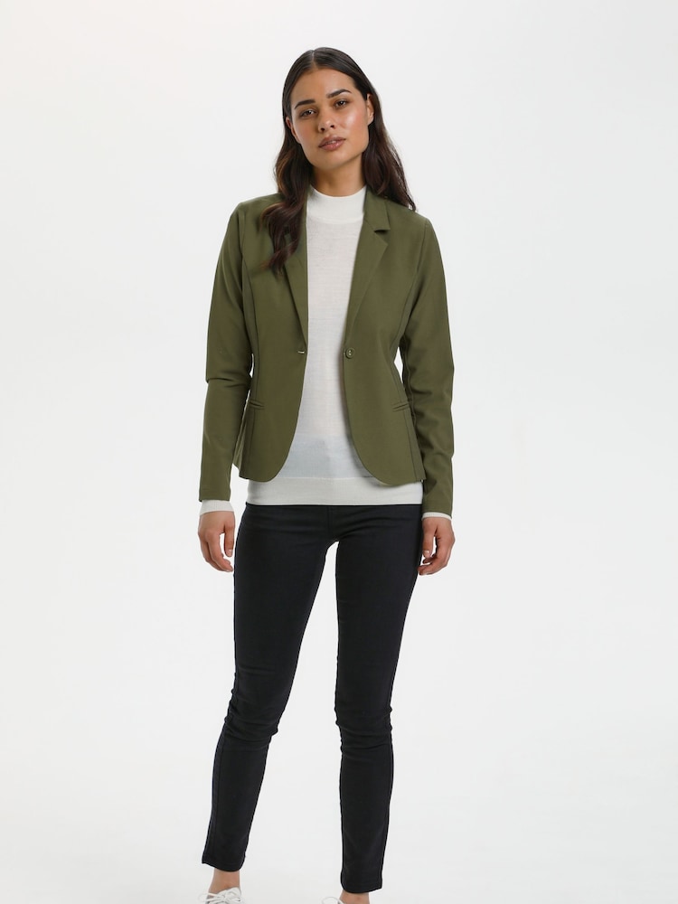 Kaffe Jillian Long Sleeve Regular Fit Blazer - Image 2 of 6