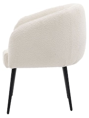 Gallery Home White Emilia Tub Chair - Image 8 of 9