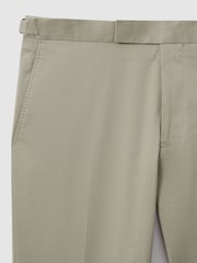 Reiss Sage Crawford Slim Fit Cotton Blend Adjuster Trousers - Image 6 of 6