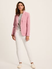 Joules Albury Pink Cotton Blazer - Image 3 of 8