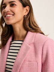 Joules Albury Pink Cotton Blazer - Image 4 of 8