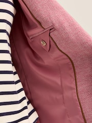 Joules Albury Pink Cotton Blazer - Image 7 of 8