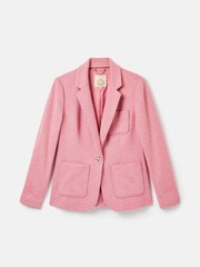 Joules Albury Pink Cotton Blazer - Image 8 of 8