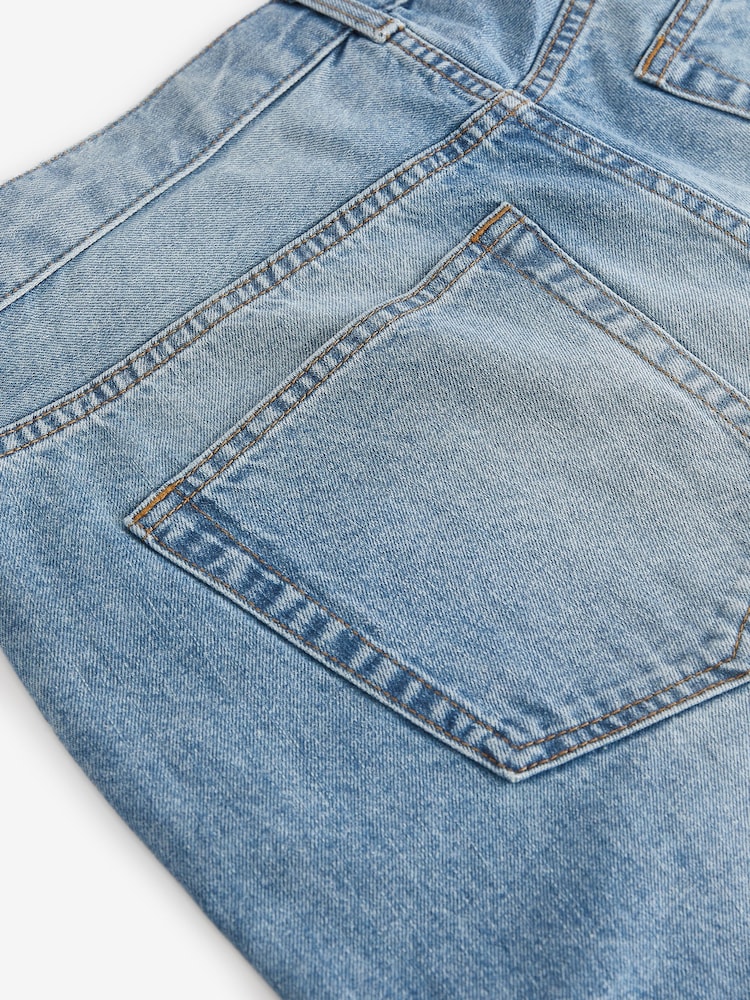 Blue Light Straight Fit 100% Cotton Authentic Jeans - Image 10 of 10 Blue Light Straight Fit 100% Cotton Authentic Jeans - Image 10 of 10