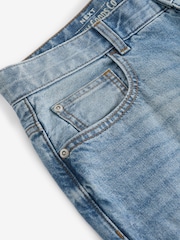 Blue Light Straight Fit 100% Cotton Authentic Jeans - Image 9 of 10