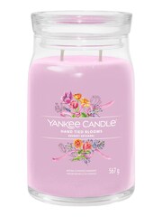 Yankee Candle Purple Signature Large Jar Scented Candle Hand Tied Blooms - Image 2 of 2