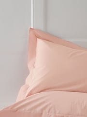 Set of 2 Pink Blush Cotton Rich Pillowcases - Image 1 of 2