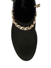 Lotus Black Heeled Ankle Boots - Image 4 of 4