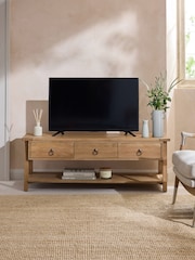 Natural Hector Mango Wood TV Unit - Image 2 of 9