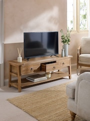 Natural Hector Mango Wood TV Unit - Image 3 of 9