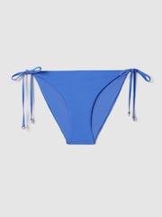 Reiss Light Blue Millie Mid Rise Bikini Bottoms - Image 2 of 6
